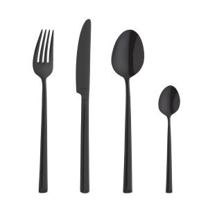 Amefa Metropole Black Dessert Spoons (Pack of 12)