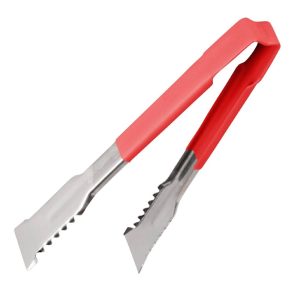 Vollrath Versagrip Tongs Flat Red 9.5”