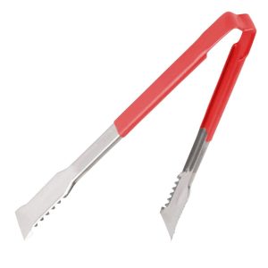 Vollrath Versagrip Tongs Flat Red 12”