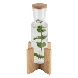 APS Pedestal For Glass Carafe Black 150x150x120mm