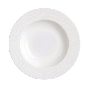 William Edwards Quanta Rim Bowls – Classic White 220mm (Pack of 12)
