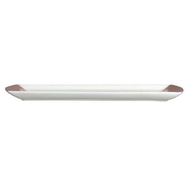 William Edwards Quanta Rectangular Tray – Classic White 340x150mm (Pack of 12)