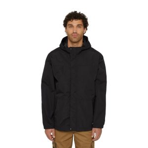 Dickies Waterproof Rain Jacket Black Size 2XL