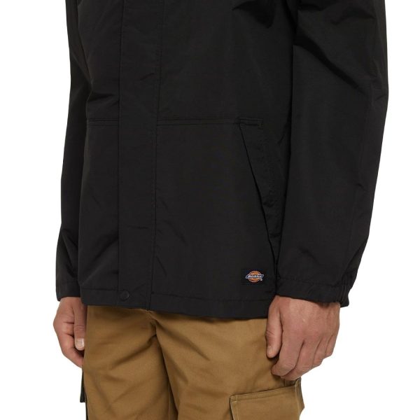 Dickies Waterproof Rain Jacket Black Size 2XL