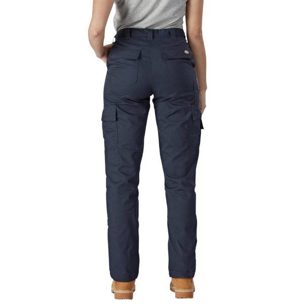 Dickies Womens Flex Everyday Trousers Navy Size 26