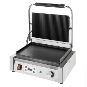 Buffalo Extra Large Contact Grill Ribbed & Flat Plate