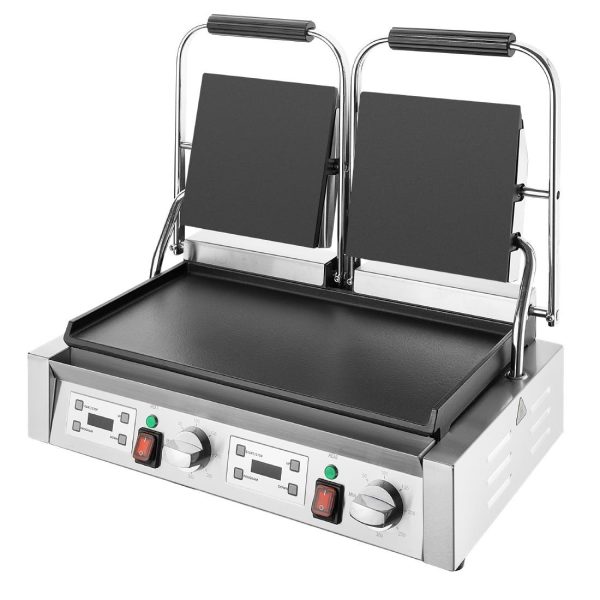 Buffalo Extra Large Contact Grill Double Flat Plate