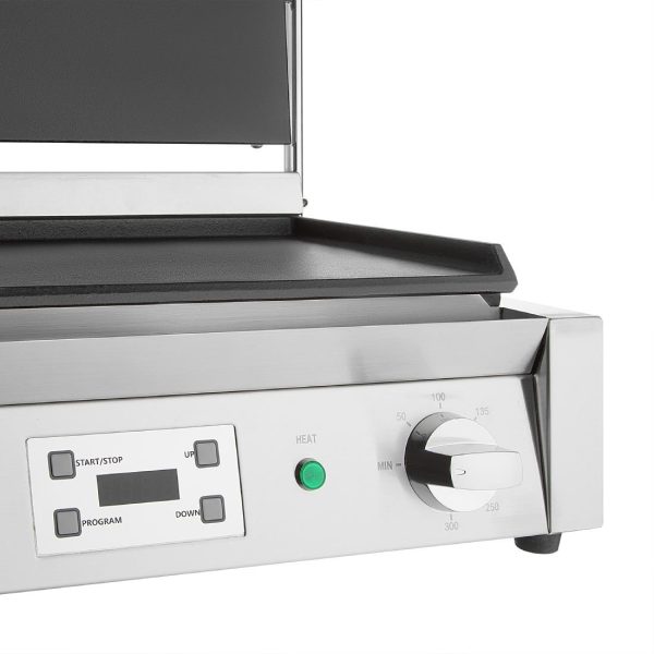 Buffalo Extra Large Contact Grill Double Flat Plate