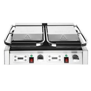 Buffalo Double Contact Grill Ribbed Plates