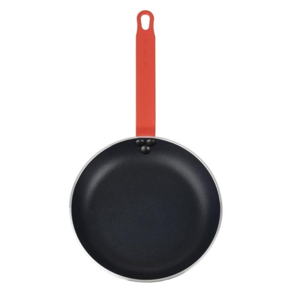 Hygiplas Aluminium Non-Stick Teflon Platinum Plus Frying Pan with Red Handle 24cm