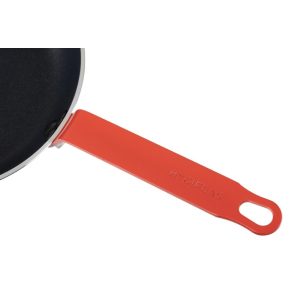 Hygiplas Aluminium Non-Stick Teflon Platinum Plus Frying Pan with Red Handle 24cm