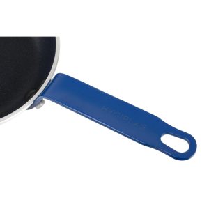 Hygiplas Aluminium Non-Stick Teflon Platinum Plus Frying Pan with Blue Handle 19cm