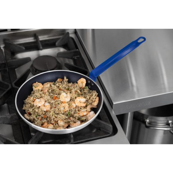 Hygiplas Aluminium Non-stick Teflon Platinum Plus Frying Pan with Blue Handle 28cm