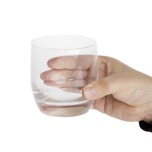 Olympia Verona Double Rocks Crystal Tumblers 395ml (6 pack)