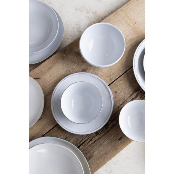 Olympia Raw Recycled Clay Charcoal Deep Bowls 140mm (Pack of 6)