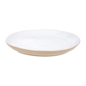 Olympia Raw Recycled Clay Natural Coupe Plates 260mm (Pack of 6)