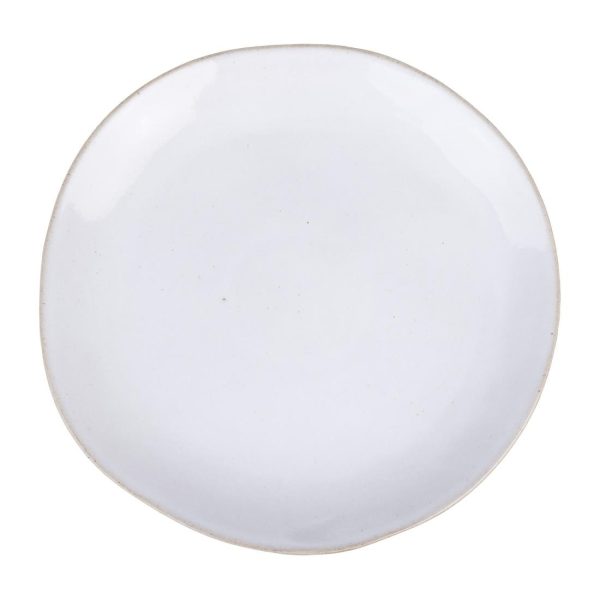 Olympia Raw Recycled Clay Natural Coupe Plates 220mm (Pack of 6)