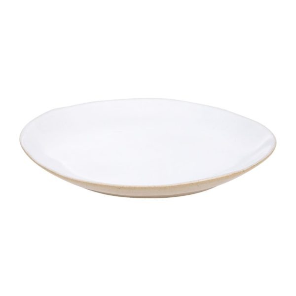 Olympia Raw Recycled Clay Natural Coupe Plates 220mm (Pack of 6)