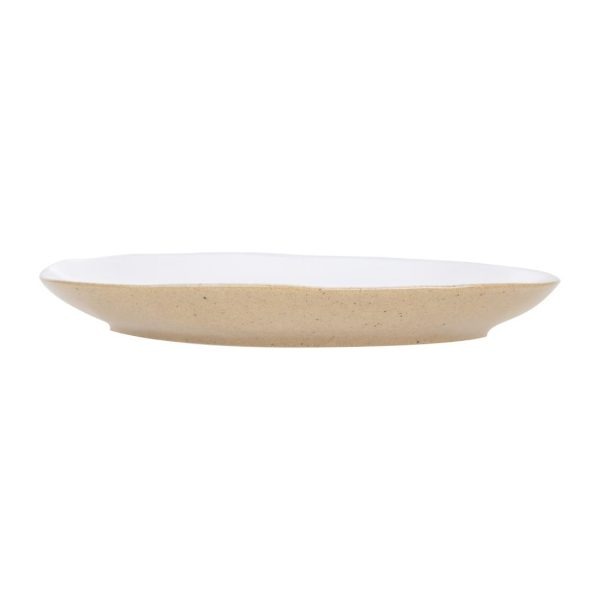 Olympia Raw Recycled Clay Natural Coupe Plates 220mm (Pack of 6)