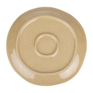 Olympia Raw Recycled Clay Natural Coupe Plates 220mm (Pack of 6)