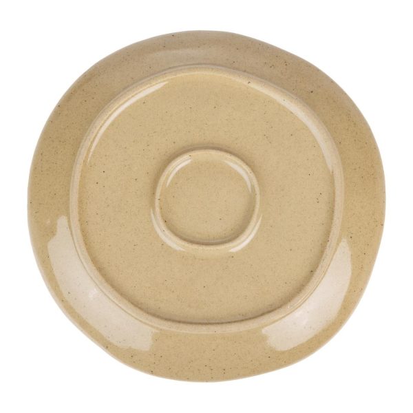 Olympia Raw Recycled Clay Natural Coupe Plates 220mm (Pack of 6)
