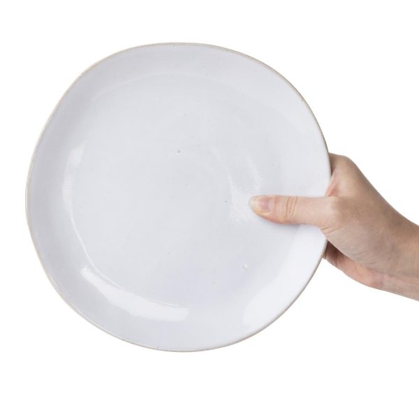 Olympia Raw Recycled Clay Natural Coupe Plates 220mm (Pack of 6)