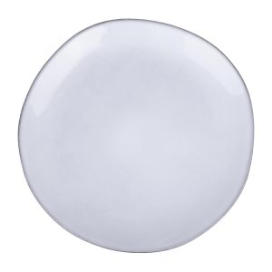 Olympia Raw Recycled Clay Charcoal Coupe Plates 220mm (Pack of 6)
