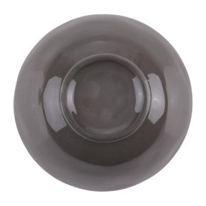 Olympia Raw Recycled Clay Charcoal Deep Bowls 140mm (Pack of 6)
