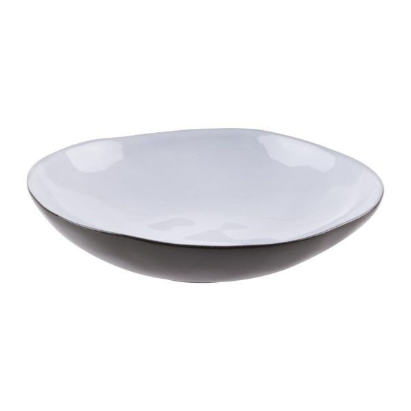 Olympia Raw Recycled Clay Charcoal Coupe Bowls 230mm (Pack of 6)