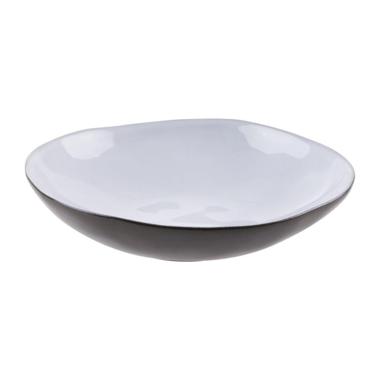 Olympia Raw Recycled Clay Charcoal Coupe Bowls 230mm (Pack of 6)