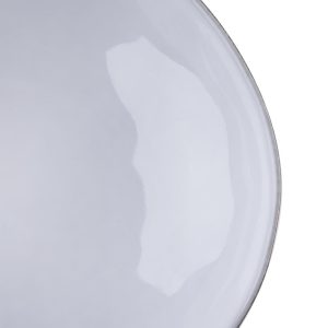 Olympia Raw Recycled Clay Charcoal Coupe Bowls 230mm (Pack of 6)