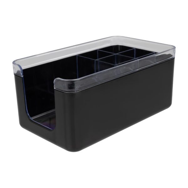 Olympia Kristallon Bar Caddy Black ABS