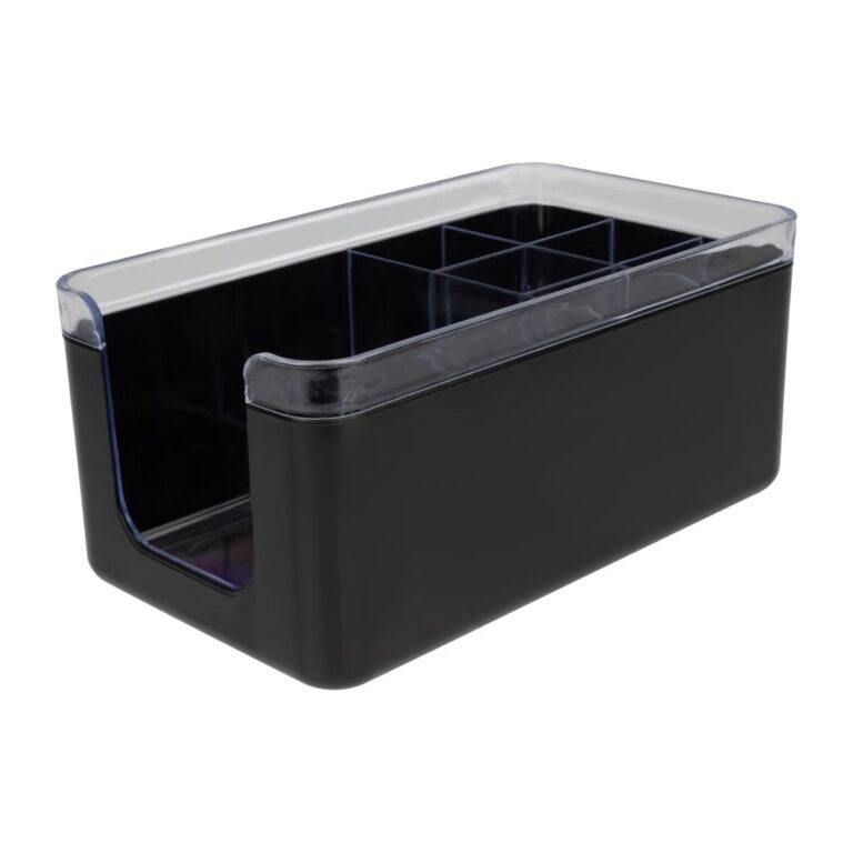 Olympia Kristallon Bar Caddy Black ABS