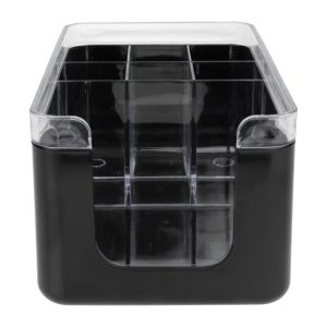 Olympia Kristallon Bar Caddy Black ABS