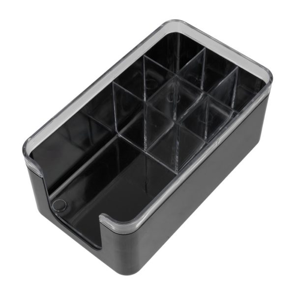 Olympia Kristallon Bar Caddy Black ABS