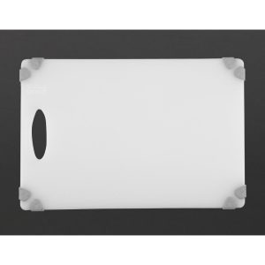 Hygiplas Commercial Grip Chopping Board White 458x306mm