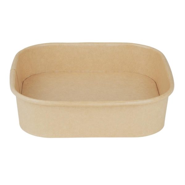 Fiesta Recyclable Square Container Bases 750ml (Pack of 300)