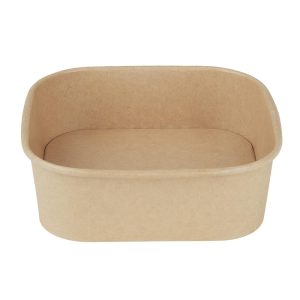 Fiesta Recyclable Square Container Bases 1000ml (Pack of 300)