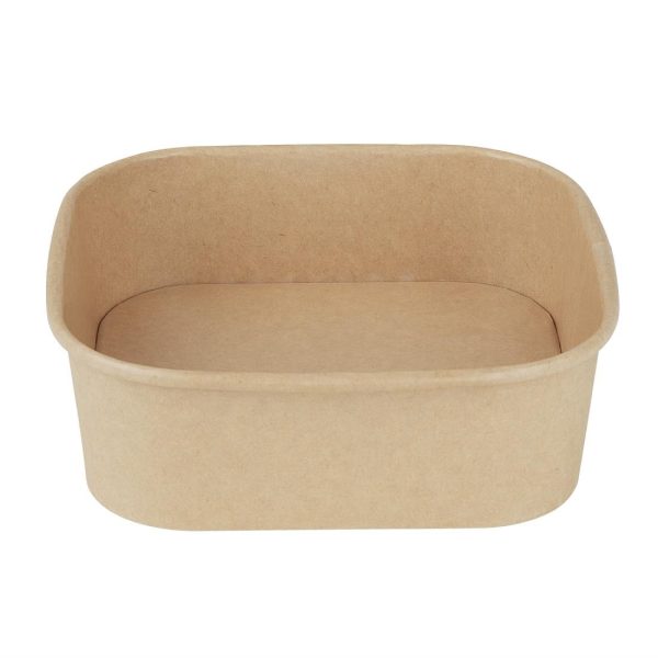 Fiesta Recyclable Square Container Bases 1000ml (Pack of 300)