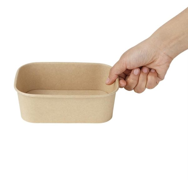 Fiesta Recyclable Square Container Bases 1200ml (Pack of 300)