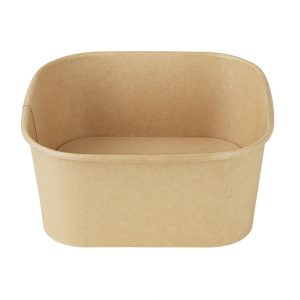 Fiesta Recyclable Square Container Bases 1400ml (Pack of 300)
