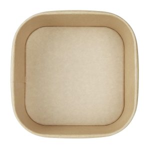 Fiesta Recyclable Square Container Bases 1400ml (Pack of 300)