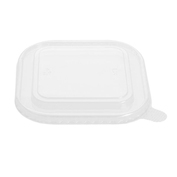 Fiesta Recyclable PET lid for Square Container Bases (Pack of 300)