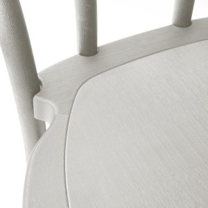 Bolero Soho Bentwood Style Resin Chairs Limewash (4 Pack)