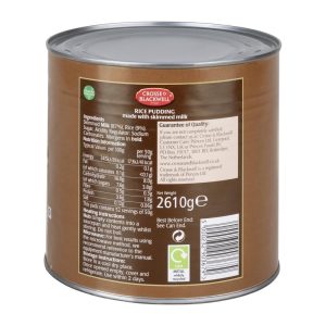 Crosse & Blackwell Rice Pudding 2.61kg