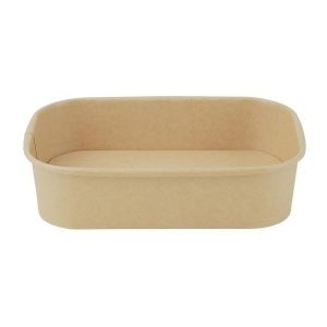 Fiesta Recyclable Rectangular Food Containers 500ml (Pack of 300)