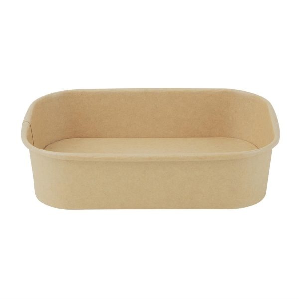 Fiesta Recyclable Rectangular Food Containers 500ml (Pack of 300)
