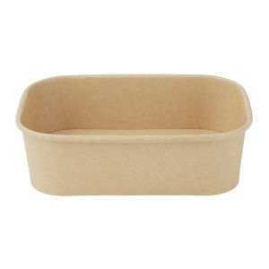 Fiesta Recyclable Rectangular Food Containers 650ml (Pack of 300)