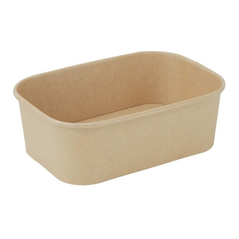 Fiesta Recyclable Rectangular Food Containers 750ml (Pack of 300)