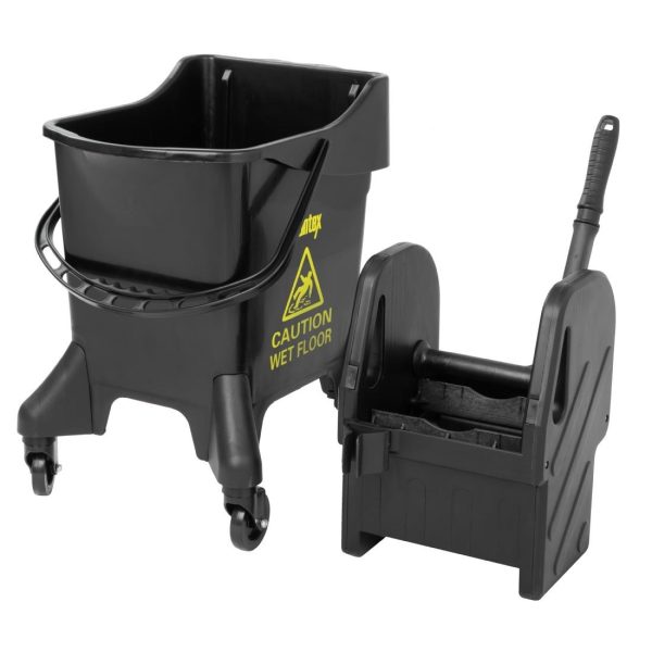 Jantex 20Ltr Tall Mop Bucket and Wringer – Yellow Print